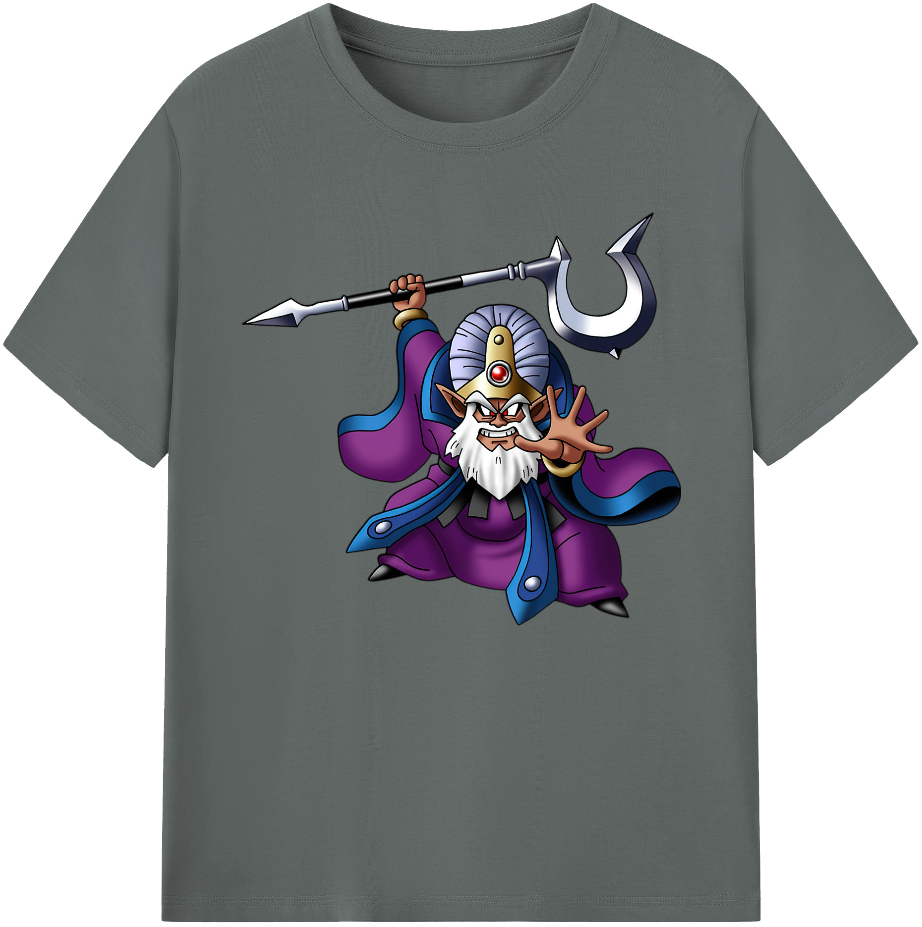 （画像用） ドラゴンクエスト Doragon Kuesuto Dragon Quest 綿100％ メンズ半袖Tシャツ｜肌触りやわらか＆通気性